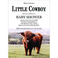 Texas Bull Invitations