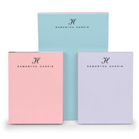 Classic Script Initial Notepad Set