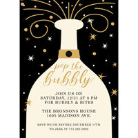 Pop The Bubbly Invitations