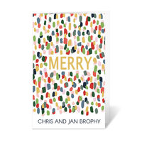 Colorful Specks Folded Gift Enclosures