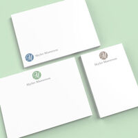 Royal Initial Flat Note Card Collection