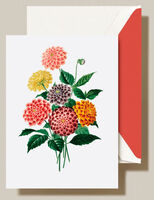 Modern Vintage Dahlia Bunch Boxed Folded Note Cards