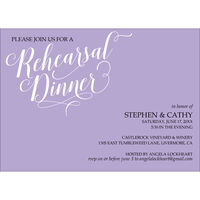Script Rehearsal Dinner Invitations