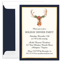 Festive Reindeer Invitations