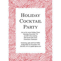 Swirl Border Invitations