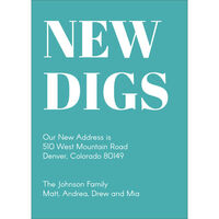 New Digs Moving Announcements