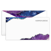 Stylish Agate Flat Monarch Cards