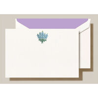 Bluebonnets Boxed Flat Note Cards - Hand Engraved