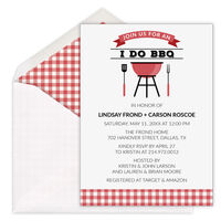 I Do BBQ Shower Invitations