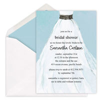 Sashed Gown Invitations