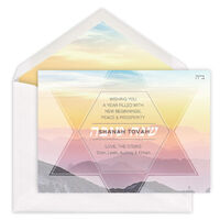 Mountain Shanah Tovah Jewish New Year Cards