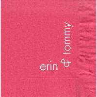 Your Corner Layout Text with Ampersand Napkins
