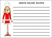 Holiday Recipe Note Cards