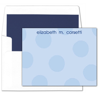 Allison Blueberry Flat Note Cards
