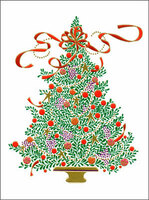 Christmas Tree Holiday Card with Inside Imprint