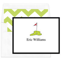 Golf Foldover Note Cards