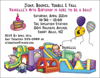 Bounce Birthday Invite