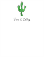 Blooming Cactus Flat Note Cards