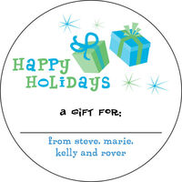 Perfect Presents Large Round Gift Stickers