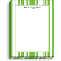 Kelly Vertical Stripes Border Notepads