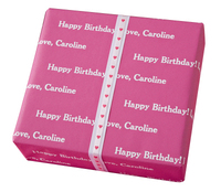 El Paso Pink Personalized Recycled Gift Wrap