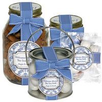 Personalized Blue Toile Favors or Gifts