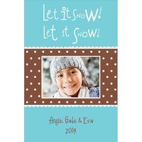 Let It Snow Photo Holiday Cards