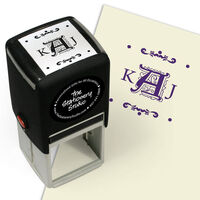 Genzsch Design Monogram Square Self-Inking Stamper