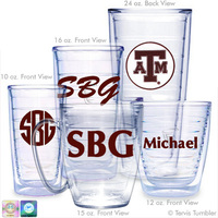 Texas A&M University Personalized Tumblers