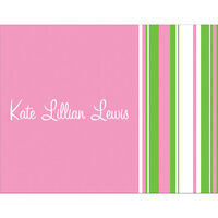 Hot Pink Barcode Note Cards