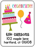 Birthday Celebration Address Labels