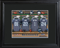 Seattle Seahawks Locker Room Photo