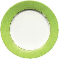 Lime Moire Plates