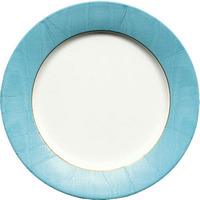 Mediterranean Blue Moire Plates