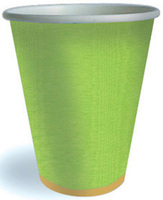Lime Moire Paper Cups