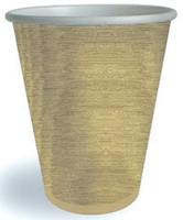 Gold Moire Paper Cups