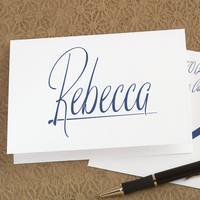 Nantucket Signature Foldover Note Cards