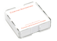 Simple Elegance Memo Square with Acrylic Holder