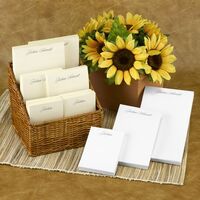 Three Tier Wicker Basket & Pads