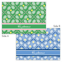 Pick your Mood Blue & Green Tennis Note Cards