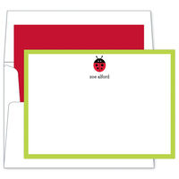 Lady Bug Flat Note Cards