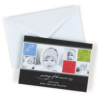 Tapestry Block Holiday Photo Cards