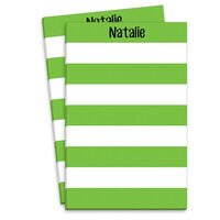 Green Stripe Notepad