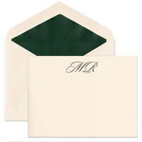 Sloop Initials Flat Note Cards