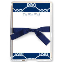 Nautical Knot Memo Sheets in Holder