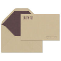 Stone Letterpress Note Cards