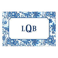 Classic Floral Blue Placemats