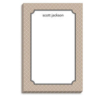 Mocha Basketweave Notepad