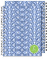 Blue Stars Spiral Notebook