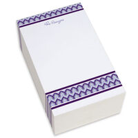 Geometric Purple Chunky Notepads
